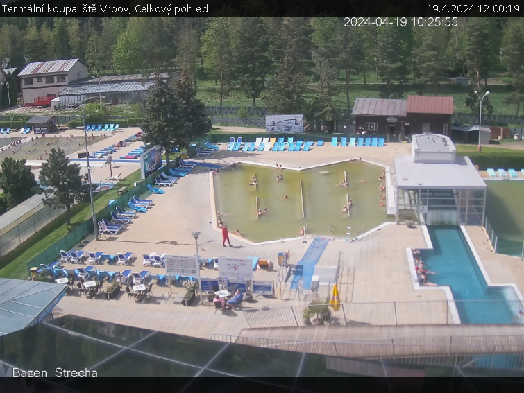 Termální koupaliště Vrbov - Celkový pohled - 19.4.2024 v 12:00