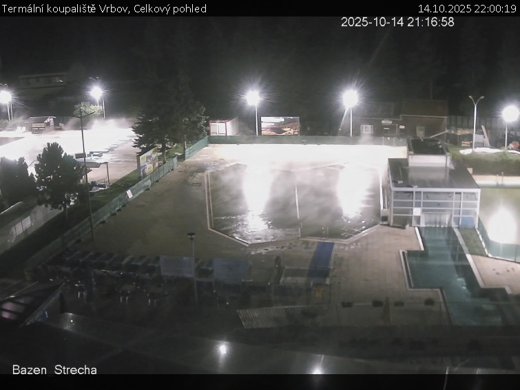 Termální koupaliště Vrbov - Celkový pohled - 14.10.2025 v 22:00 Termální koupaliště Vrbov - Celkový pohled - 14.10.2025 v 22:00