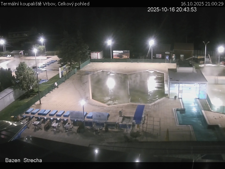 Termální koupaliště Vrbov - Celkový pohled - 16.10.2025 v 21:00 Termální koupaliště Vrbov - Celkový pohled - 16.10.2025 v 21:00