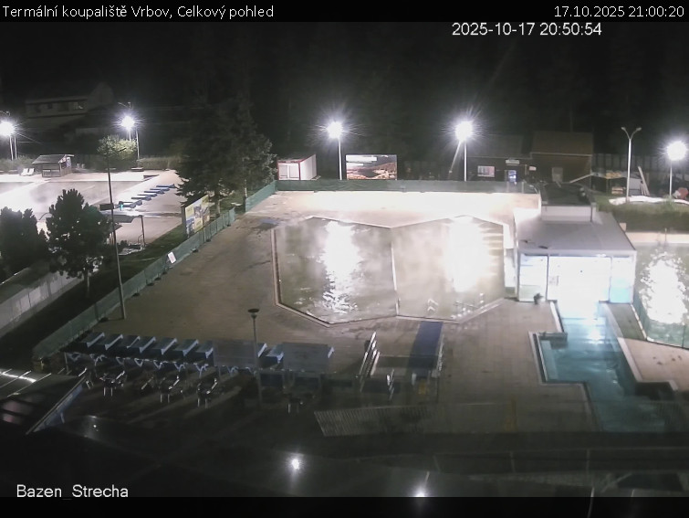 Termální koupaliště Vrbov - Celkový pohled - 17.10.2025 v 21:00 Termální koupaliště Vrbov - Celkový pohled - 17.10.2025 v 21:00