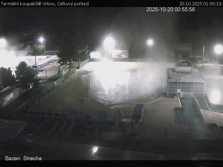 Termální koupaliště Vrbov - Celkový pohled - 20.10.2025 v 01:00 Termální koupaliště Vrbov - Celkový pohled - 20.10.2025 v 01:00