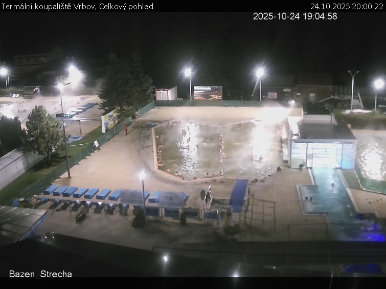 Termální koupaliště Vrbov - Celkový pohled - 24.10.2025 v 20:00 Termální koupaliště Vrbov - Celkový pohled - 24.10.2025 v 20:00