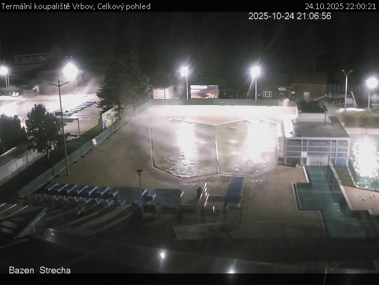 Termální koupaliště Vrbov - Celkový pohled - 24.10.2025 v 22:00 Termální koupaliště Vrbov - Celkový pohled - 24.10.2025 v 22:00