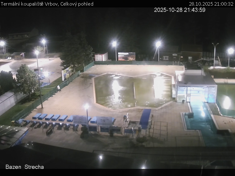 Termální koupaliště Vrbov - Celkový pohled - 28.10.2025 v 21:00 Termální koupaliště Vrbov - Celkový pohled - 28.10.2025 v 21:00