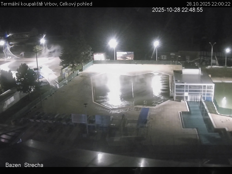 Termální koupaliště Vrbov - Celkový pohled - 28.10.2025 v 22:00 Termální koupaliště Vrbov - Celkový pohled - 28.10.2025 v 22:00