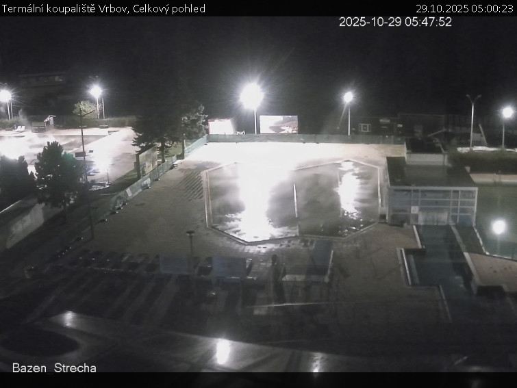 Termální koupaliště Vrbov - Celkový pohled - 29.10.2025 v 05:00 Termální koupaliště Vrbov - Celkový pohled - 29.10.2025 v 05:00