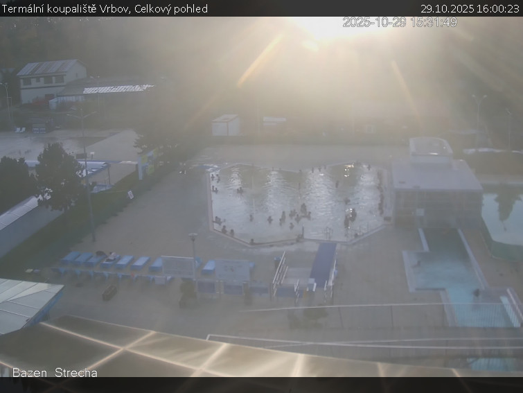 Termální koupaliště Vrbov - Celkový pohled - 29.10.2025 v 16:00 Termální koupaliště Vrbov - Celkový pohled - 29.10.2025 v 16:00