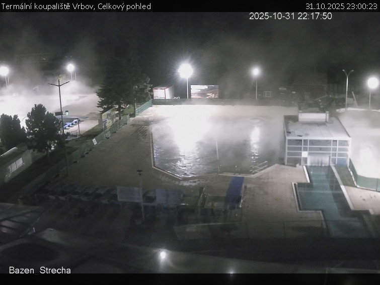 Termální koupaliště Vrbov - Celkový pohled - 31.10.2025 v 23:00 Termální koupaliště Vrbov - Celkový pohled - 31.10.2025 v 23:00