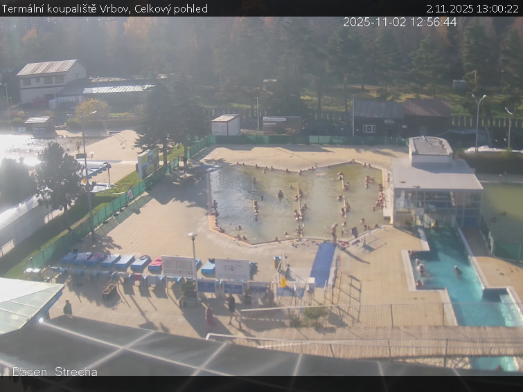 Termální koupaliště Vrbov - Celkový pohled - 2.11.2025 v 13:00 Termální koupaliště Vrbov - Celkový pohled - 2.11.2025 v 13:00