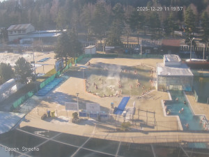 Termální koupaliště Vrbov - Celkový pohled - 29.12.2025 v 12:00 Termální koupaliště Vrbov - Celkový pohled - 29.12.2025 v 12:00