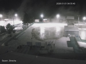 Termální koupaliště Vrbov - Celkový pohled - 1.1.2026 v 05:00 Termální koupaliště Vrbov - Celkový pohled - 1.1.2026 v 05:00