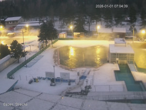 Termální koupaliště Vrbov - Celkový pohled - 1.1.2026 v 08:00 Termální koupaliště Vrbov - Celkový pohled - 1.1.2026 v 08:00