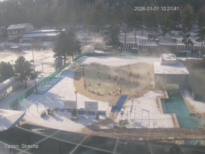 Termální koupaliště Vrbov - Celkový pohled - 1.1.2026 v 13:00 Termální koupaliště Vrbov - Celkový pohled - 1.1.2026 v 13:00