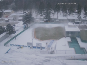 Termální koupaliště Vrbov - Celkový pohled - 7.1.2026 v 09:00 Termální koupaliště Vrbov - Celkový pohled - 7.1.2026 v 09:00