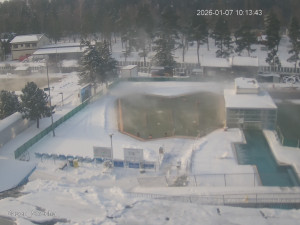 Termální koupaliště Vrbov - Celkový pohled - 7.1.2026 v 11:00 Termální koupaliště Vrbov - Celkový pohled - 7.1.2026 v 11:00