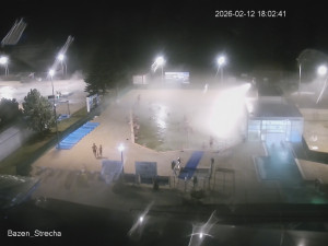 Termální koupaliště Vrbov - Celkový pohled - 12.2.2026 v 19:00 Termální koupaliště Vrbov - Celkový pohled - 12.2.2026 v 19:00