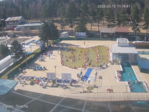 Termální koupaliště Vrbov - Celkový pohled - 15.3.2026 v 12:00 Termální koupaliště Vrbov - Celkový pohled - 15.3.2026 v 12:00