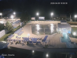 Termální koupaliště Vrbov - Celkový pohled - 8.4.2026 v 20:00 Termální koupaliště Vrbov - Celkový pohled - 8.4.2026 v 20:00