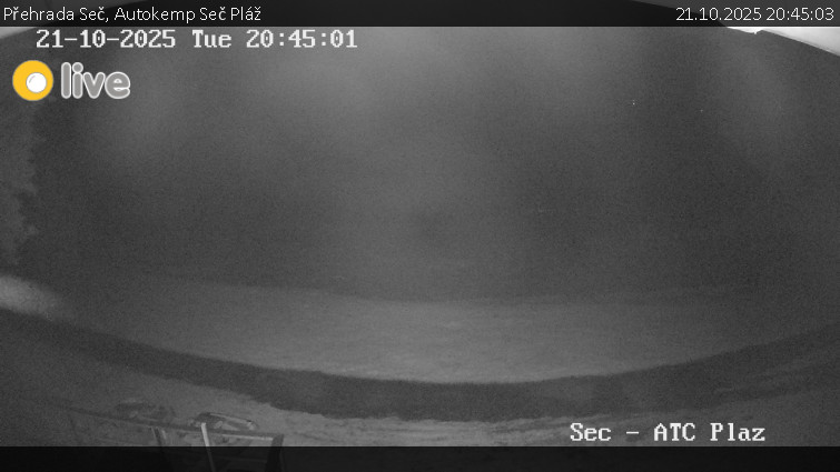 Přehrada Seč - Autokemp Seč Pláž - 21.10.2025 v 20:45 Přehrada Seč - Autokemp Seč Pláž - 21.10.2025 v 20:45