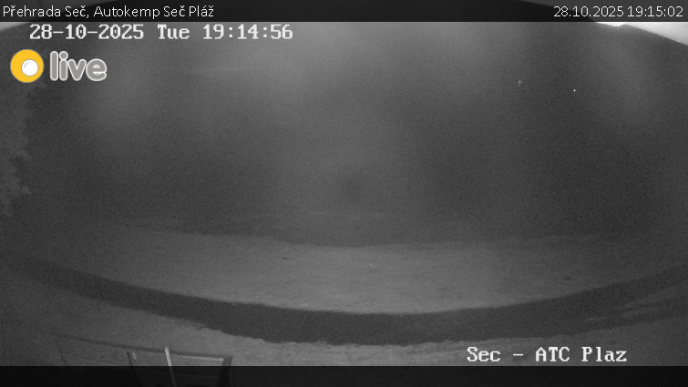 Přehrada Seč - Autokemp Seč Pláž - 28.10.2025 v 19:15 Přehrada Seč - Autokemp Seč Pláž - 28.10.2025 v 19:15