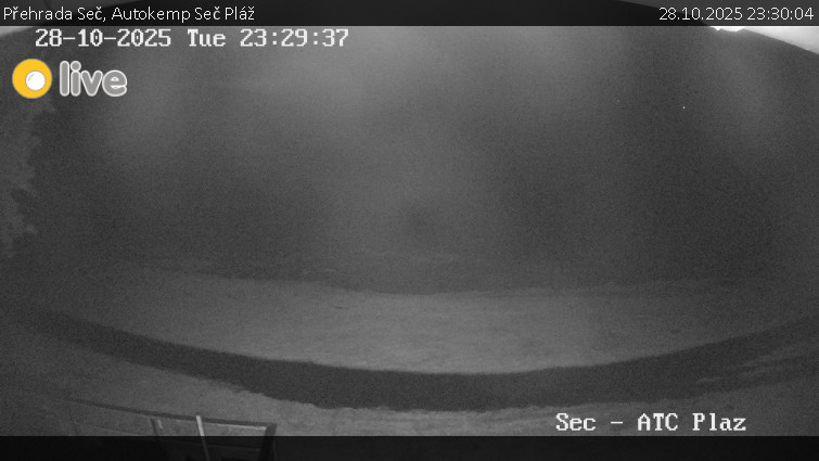 Přehrada Seč - Autokemp Seč Pláž - 28.10.2025 v 23:30 Přehrada Seč - Autokemp Seč Pláž - 28.10.2025 v 23:30