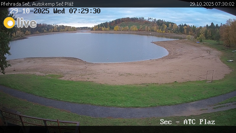 Přehrada Seč - Autokemp Seč Pláž - 29.10.2025 v 07:30 Přehrada Seč - Autokemp Seč Pláž - 29.10.2025 v 07:30