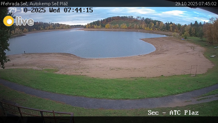 Přehrada Seč - Autokemp Seč Pláž - 29.10.2025 v 07:45 Přehrada Seč - Autokemp Seč Pláž - 29.10.2025 v 07:45