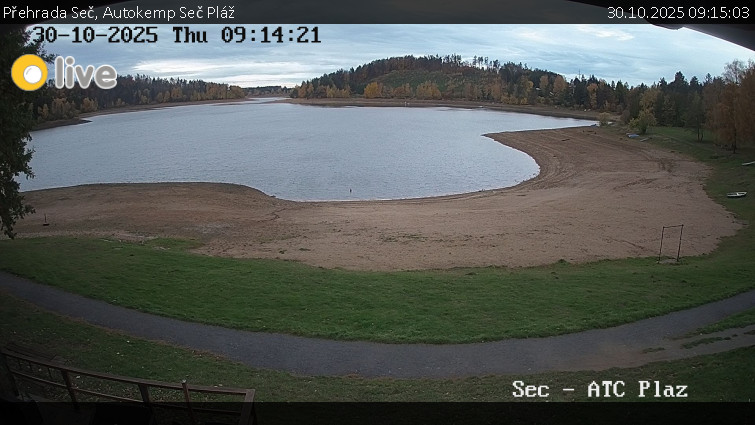 Přehrada Seč - Autokemp Seč Pláž - 30.10.2025 v 09:15 Přehrada Seč - Autokemp Seč Pláž - 30.10.2025 v 09:15