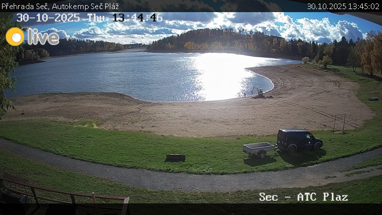 Přehrada Seč - Autokemp Seč Pláž - 30.10.2025 v 13:45 Přehrada Seč - Autokemp Seč Pláž - 30.10.2025 v 13:45