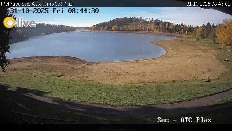 Přehrada Seč - Autokemp Seč Pláž - 31.10.2025 v 08:45 Přehrada Seč - Autokemp Seč Pláž - 31.10.2025 v 08:45