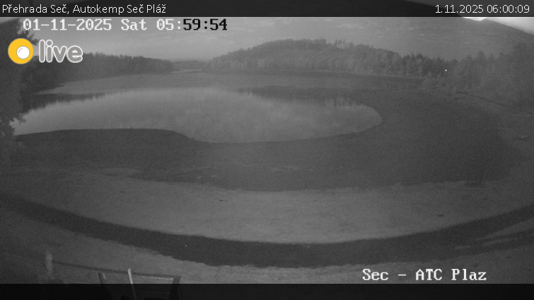 Přehrada Seč - Autokemp Seč Pláž - 1.11.2025 v 06:00 Přehrada Seč - Autokemp Seč Pláž - 1.11.2025 v 06:00
