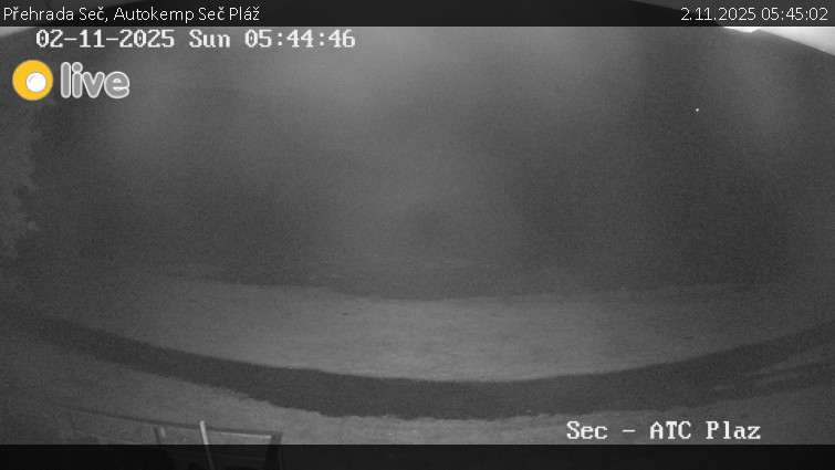 Přehrada Seč - Autokemp Seč Pláž - 2.11.2025 v 05:45 Přehrada Seč - Autokemp Seč Pláž - 2.11.2025 v 05:45