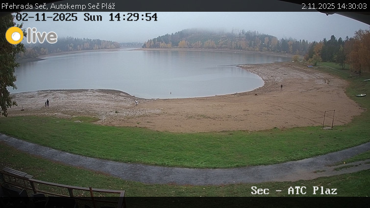 Přehrada Seč - Autokemp Seč Pláž - 2.11.2025 v 14:30 Přehrada Seč - Autokemp Seč Pláž - 2.11.2025 v 14:30