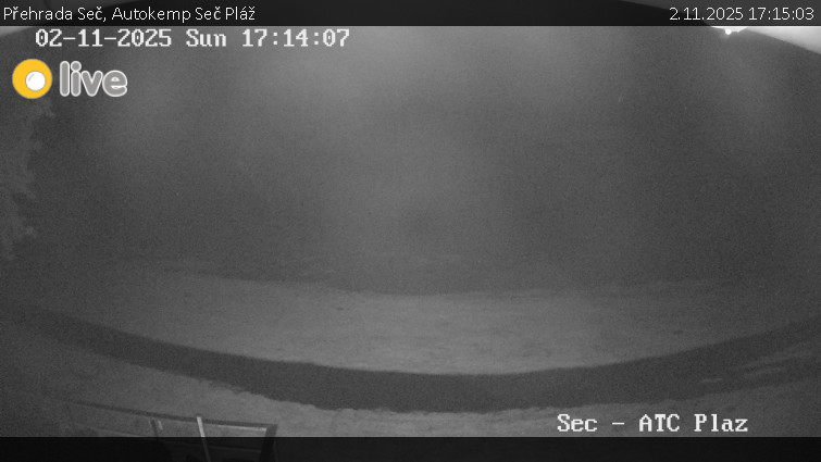 Přehrada Seč - Autokemp Seč Pláž - 2.11.2025 v 17:15 Přehrada Seč - Autokemp Seč Pláž - 2.11.2025 v 17:15