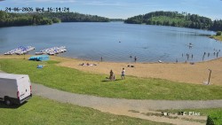 Parking dla przyczep kempingowych przy plaży Seč