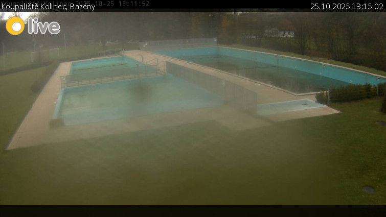 Koupaliště Kolinec - Bazény - 25.10.2025 v 13:15 Koupaliště Kolinec - Bazény - 25.10.2025 v 13:15