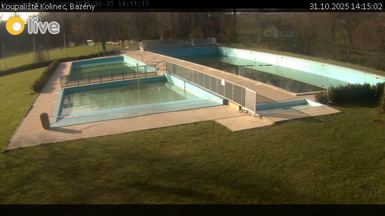 Koupaliště Kolinec - Bazény - 31.10.2025 v 14:15 Koupaliště Kolinec - Bazény - 31.10.2025 v 14:15