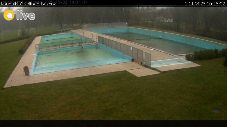 Koupaliště Kolinec - Bazény - 2.11.2025 v 10:15 Koupaliště Kolinec - Bazény - 2.11.2025 v 10:15