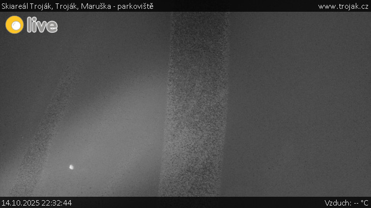 Skiareál Troják - Troják, Maruška - parkoviště - 14.10.2025 v 22:32 Skiareál Troják - Troják, Maruška - parkoviště - 14.10.2025 v 22:32