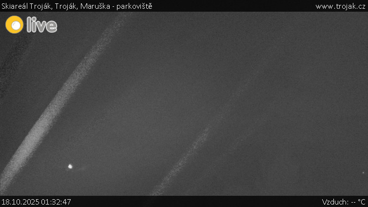 Skiareál Troják - Troják, Maruška - parkoviště - 18.10.2025 v 01:32 Skiareál Troják - Troják, Maruška - parkoviště - 18.10.2025 v 01:32