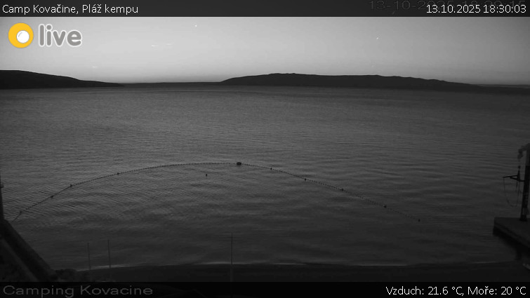 Camp Kovačine - Pláž kempu - 13.10.2025 v 18:30 Camp Kovačine - Pláž kempu - 13.10.2025 v 18:30