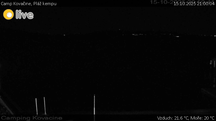 Camp Kovačine - Pláž kempu - 15.10.2025 v 21:00 Camp Kovačine - Pláž kempu - 15.10.2025 v 21:00