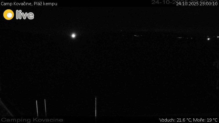 Camp Kovačine - Pláž kempu - 24.10.2025 v 23:00 Camp Kovačine - Pláž kempu - 24.10.2025 v 23:00