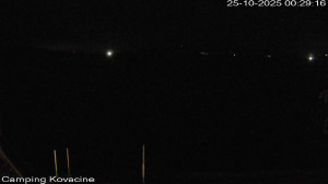 Camp Kovačine - Pláž kempu - 25.10.2025 v 00:30 Camp Kovačine - Pláž kempu - 25.10.2025 v 00:30