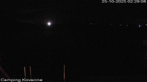 Camp Kovačine - Pláž kempu - 25.10.2025 v 02:30 Camp Kovačine - Pláž kempu - 25.10.2025 v 02:30