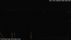 Camp Kovačine - Pláž kempu - 25.10.2025 v 05:00 Camp Kovačine - Pláž kempu - 25.10.2025 v 05:00