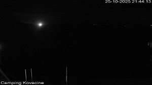 Camp Kovačine - Pláž kempu - 25.10.2025 v 21:45 Camp Kovačine - Pláž kempu - 25.10.2025 v 21:45