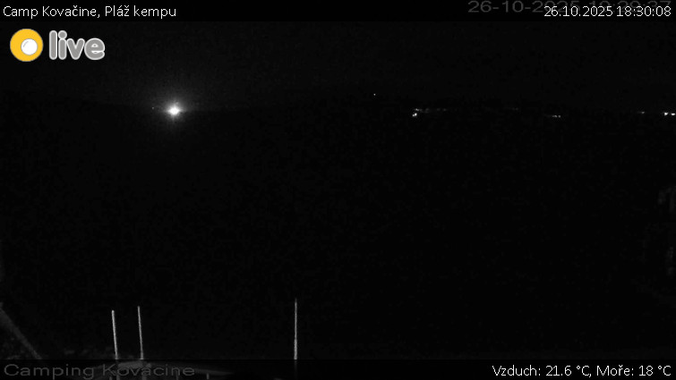 Camp Kovačine - Pláž kempu - 26.10.2025 v 18:30 Camp Kovačine - Pláž kempu - 26.10.2025 v 18:30
