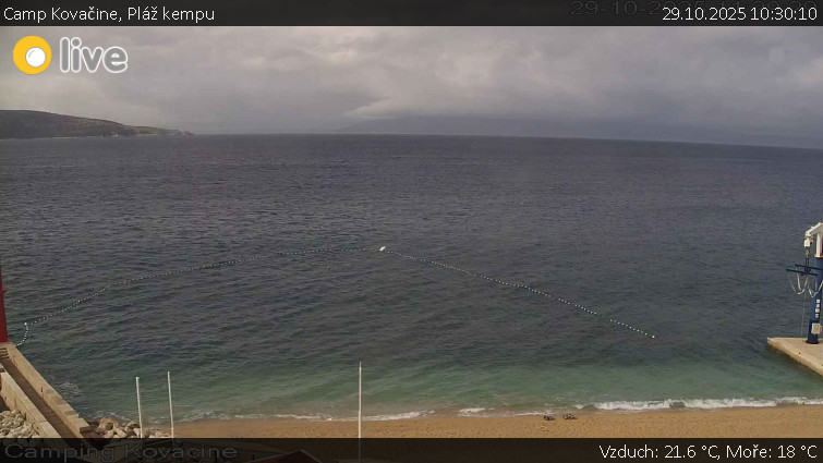 Camp Kovačine - Pláž kempu - 29.10.2025 v 10:30 Camp Kovačine - Pláž kempu - 29.10.2025 v 10:30