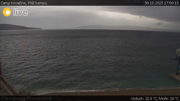 Camp Kovačine - Pláž kempu - 30.10.2025 v 17:00 Camp Kovačine - Pláž kempu - 30.10.2025 v 17:00